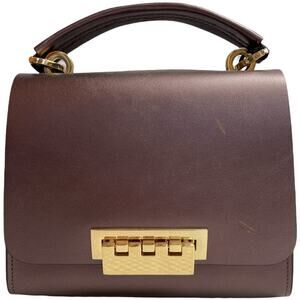 Zac Posen Pearl Purple Leather Satchel Mini Bag NWT